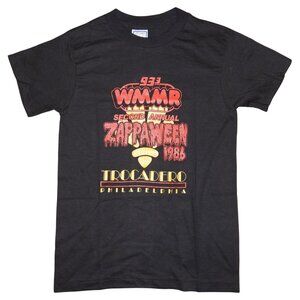 Vintage 1986 Frank Zappa 2nd Annual Zappaween 93.3 WMMR Philadelphia T-Shirt Med